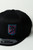 Ballz Racing Shield Snapback - BLK/CYAN/RED on all Black 110 Hat
