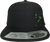 BLITZ Hat Black/Neon Green on all Black 110 Snapback