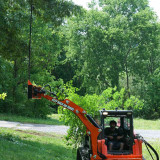 Long reach for hard-to-reach vegetation using the Raptor mounted Sickle Bar