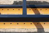 2 blade design allows operators to grade in both directions.