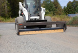 This skid steer box grader allows for simple and easy grading.