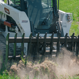 AfterMath Skid Steer Root Rake