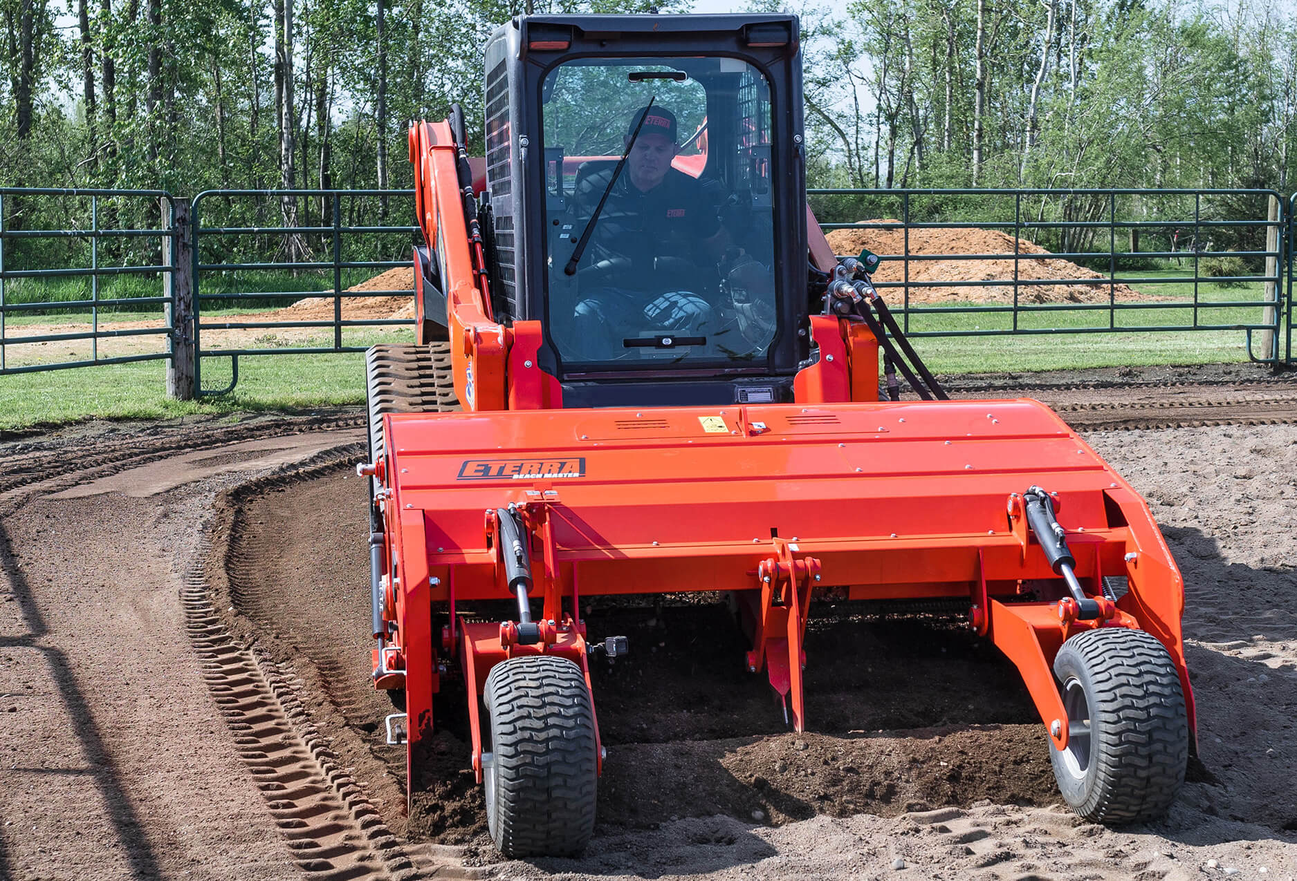 Skid Steer Beach Master Attachment Eterra