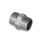 1/2" NPT Stainless Steel Hex Nipple 1/2" NPT Stainless Steel Hex Nipple