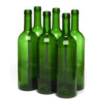 Green Wine Bottles (750ml) - 12/Case