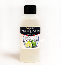 Natural Lime Flavoring Extract - 4/oz