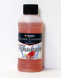 Natural Rhubarb Flavoring Extract - 4/oz