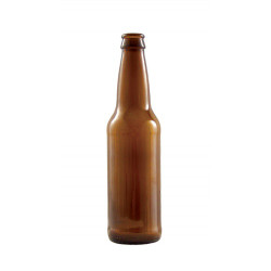 Amber Beer Bottles 12 oz - 24/Case