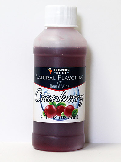 Natural Cranberry Flavoring Extract - 4/oz