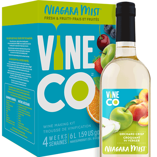 VineCo Niagara Mist™ - Orchard Crisp Wine Making Kit