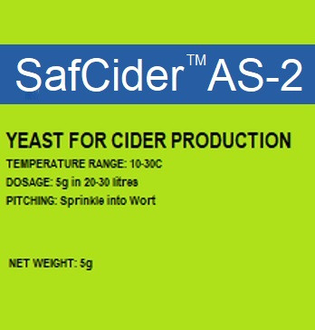 Fermentis SafCider™ AS-2 (5g) Yeast