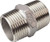 1/2" NPT Stainless Steel Hex Nipple
