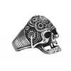 Stainless Steel Mechanical / Pentagram Skull Ring (176)