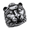 Big, Heavy and Solid Stainless Steel Lion Ring (226)