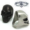 easyfit black and silver sterling 925 skull ring