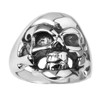 Classic Badass Stainless Skull Ring (#060)