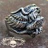 "Life In The Fast Lane" Eagle and Snake Ring