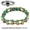 Psychedelic Multi-Color Bracelet 7", 8" or 9"