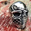 U.S.A. Infidel Skull Ring