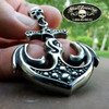 Skull & Anchor Stainless Steel Pendant