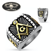 2-Tone Mason Stainless Steel Ring