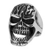 HALF PRICE TODAY (Only $12.20 w/code HALF) - 'Under the Graveyard' Big, Bold & Heavy Skull Ring (139)