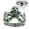 'Sir Henry Morgan' Skull & Swords Ring