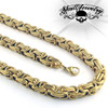 'A Better Man' Gold-Tone Byzantine Bracelet