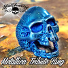 736blue 'The Plague' Skull Ring Metallica 'Cliff Burton' Tribute Ring