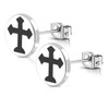 Stainless Steel Cross Earrings