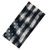 Gray/Blue Wavy American Flag Face Mask - 14 Different Uses