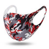 Red Camouflage Washable Face Mask