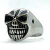 'Happy With You' Stainless Steel Skull Ring (c201)