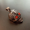 $20 Tuesday 'Les Yeux Rouges' All Stainless Skull Pendant (p273)