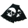 Large Skull Fingerless Gloves