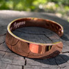 'The Classic' Solid Copper Cuff Bracelet w/Magnets (#copper010)