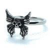 ladies skull ring