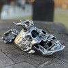 Big & Bold Skull Pendant with Horns