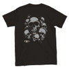 Ghostly Skulls - Classic Black T-Shirt (Small - 3XL)