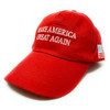 Embroidered - 'Make America Great Again' Hat (Black or Red)
