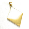 one percenter gold and red pendant