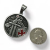 Templar's Legacy pendant - size comparison