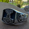 Viking 'Strength and Protection' Thors Hammer Ring