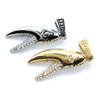 CZ Stone Anchor Lobster Claw Pendant (2 Color Options) (#bjp017)