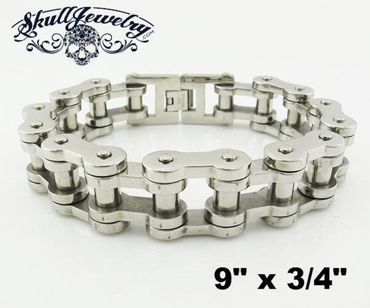 Stainless Steel Motorcycle Chain Men Bracelet 24MM Wide Hand Chain | Hand  chain, Chains for men, Bracelets for men