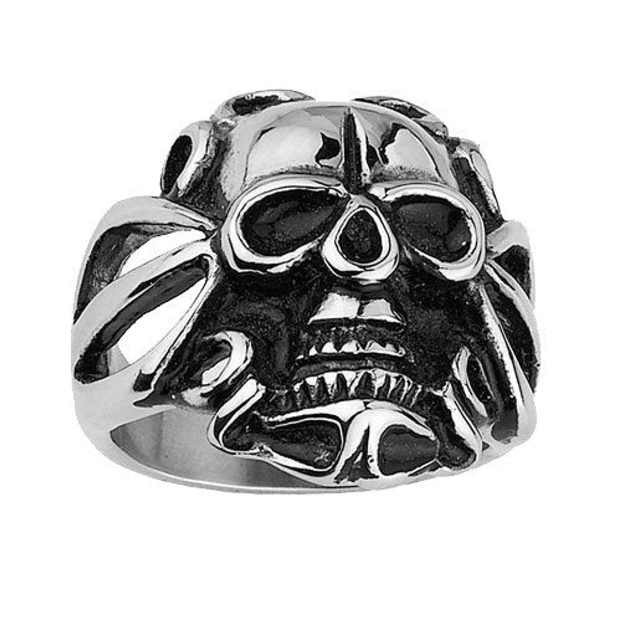 正規激安hollow skull ring アクセサリー