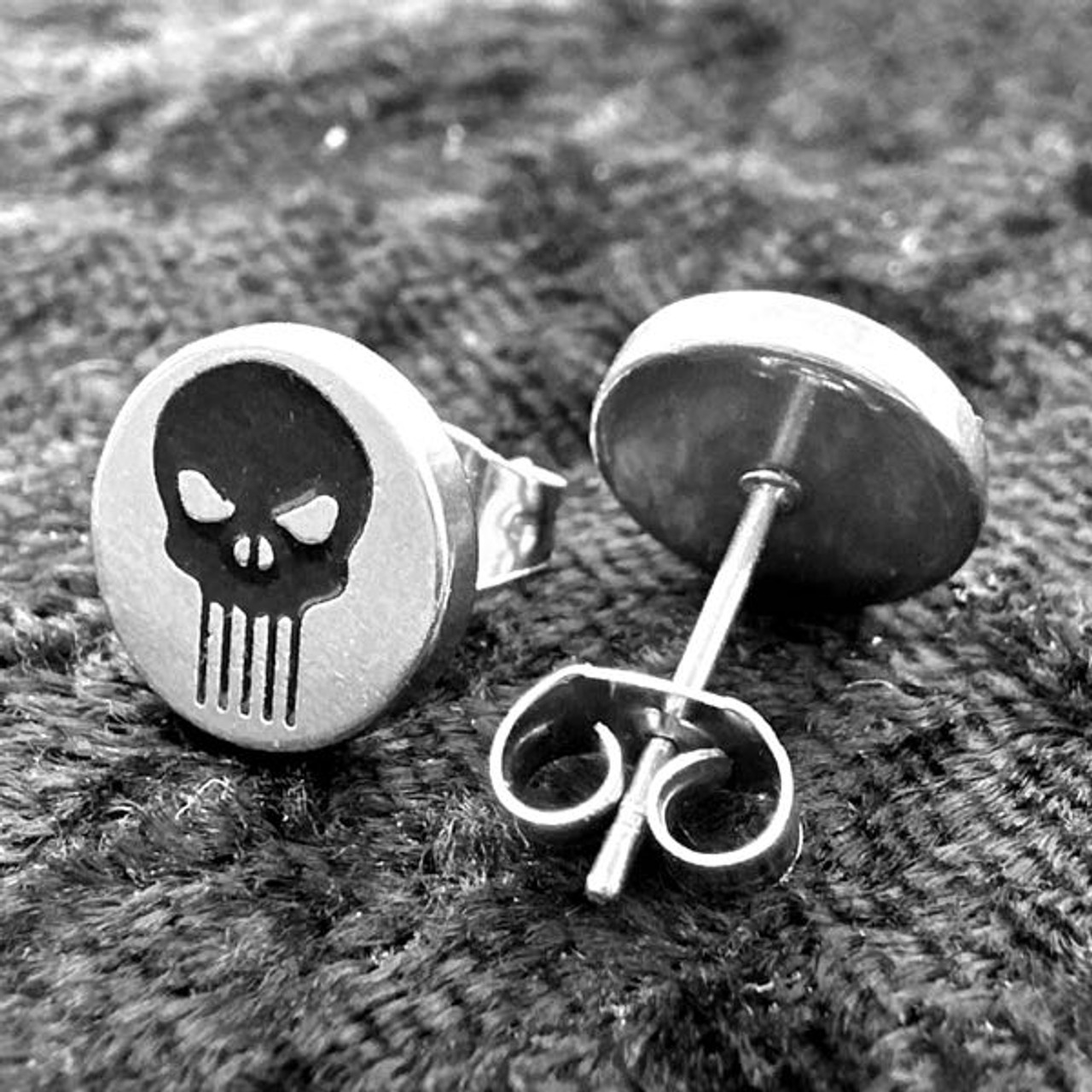 Mens Earring Skull Earring for Men Mens Jewelry Punk Earring Hoop Earring  Black Earring Unisex Earring Gothic Earrings - Etsy