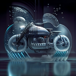 New Experimental Motorcycle That Runs on Salt Water and Baking Soda?