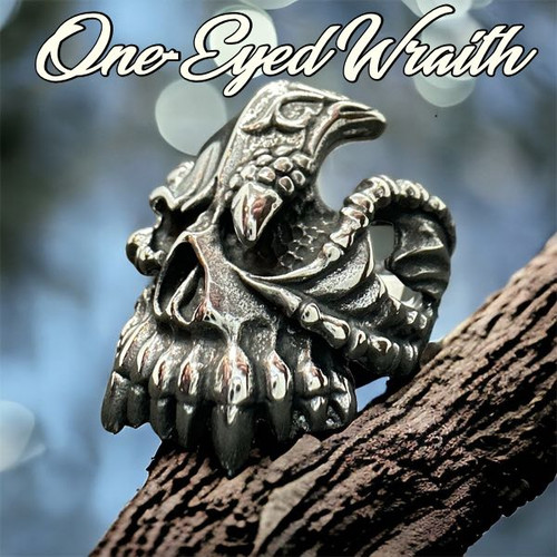 One-Eyed Wraith skull ring