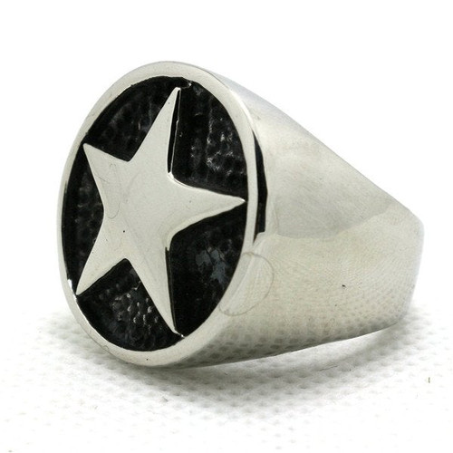 Double Star Rings Five-pointed Star Cross Ring Star Ring 